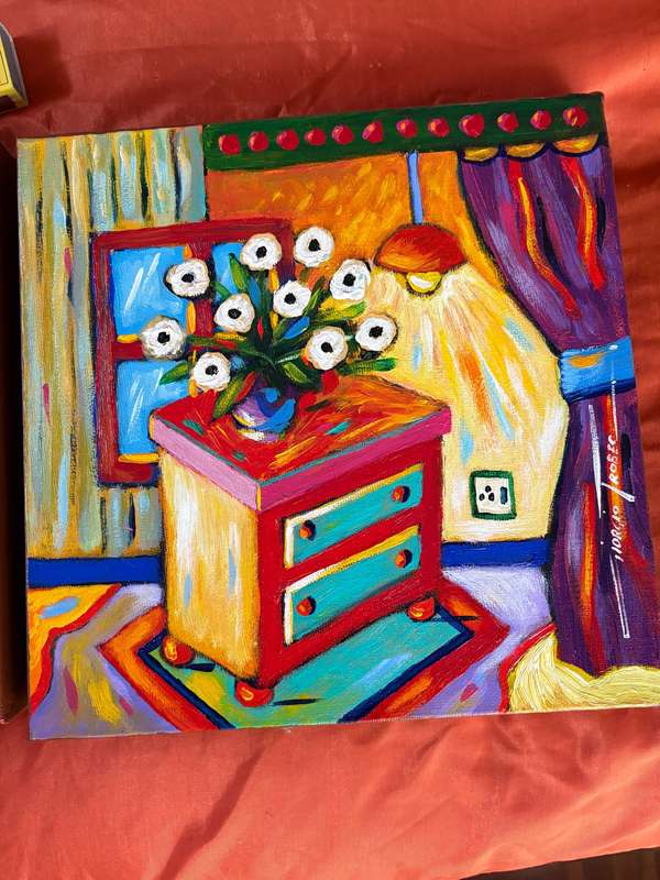 Set of 2 x Giorgio Trobec original oil paintings
