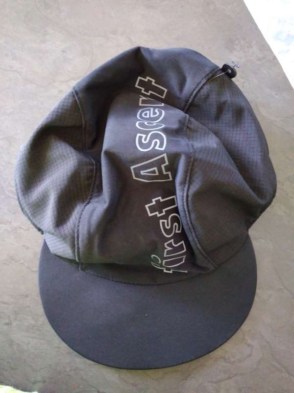 First Ascent Endurance Soft Peak Tech cap Black