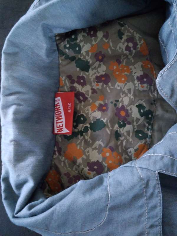 Light Blue Dyed Jacket Size 6/30