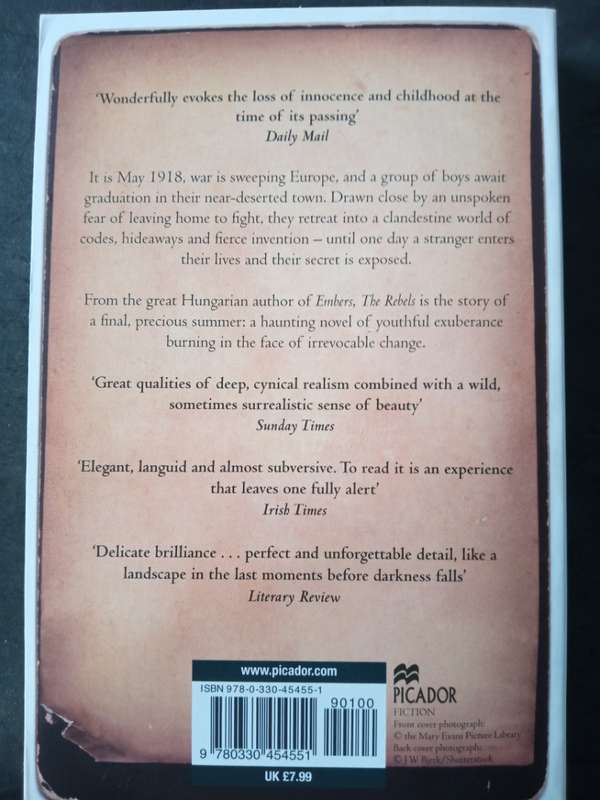 The Rebels - Sandor Marai (Book)
