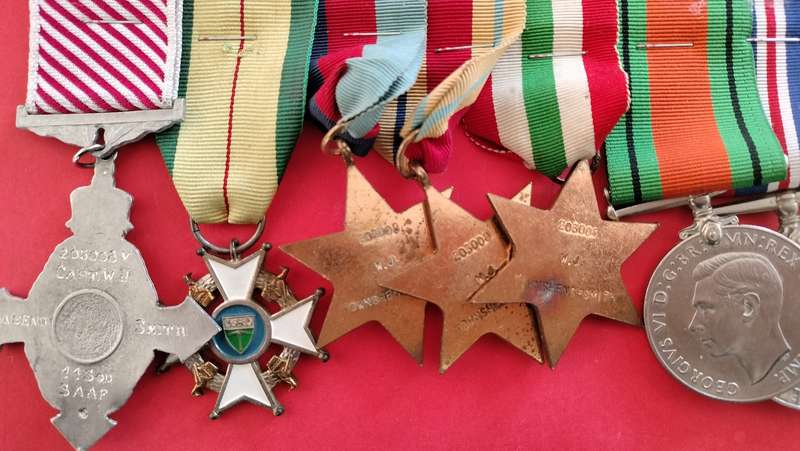 WW11 Air Force Cross . Medal Group .