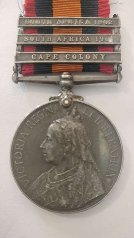 Queen South Africa QSA Boer War medal