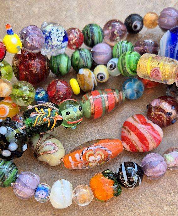 5.4Kg  Mixed / Assorted Glass Beads / Findings