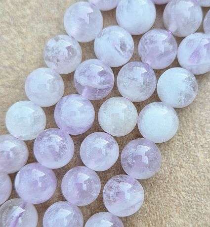 *Clearance Sale*1 Strand x (+/- 9mm)  Natural / Amethyst /  Round / Beads +/- 46pc