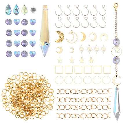 ***DIY***  Sun Catcher / Glass Beads / Glass Connectors / Alloy Findings / Making Kit