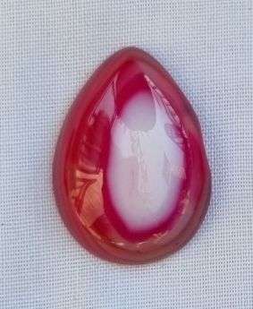 *Clearance Sale* DIY ***1 Set ** 1pc ( 18x25mm) Natural /  Agate / Pink / Dyed/ Drop Cabo