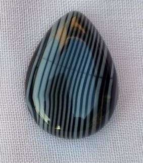 *Clearance Sale* DIY ***1 Set ** 1pc ( 18x25mm) Natural /  Agate / Black / Dyed/ Drop Cabo