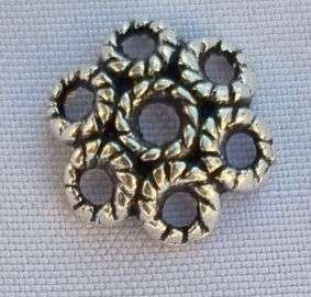*Clearance Sale *10pc, 12mm  Tibetan Style Antique Silver Tone Bead Caps