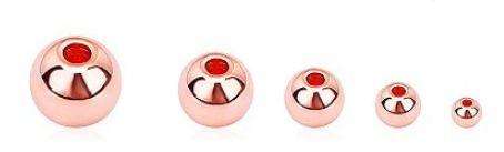 300pcs (5 Sizes)   Round / Rose Gold/ Brass  / Spacer Beads