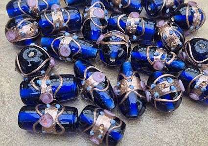 240 pcs / 10 Colors / Handmade Lampwork Glass Beads
