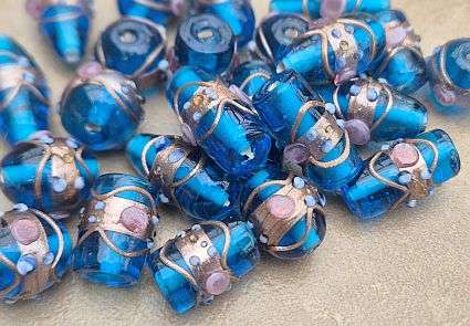 240 pcs / 10 Colors / Handmade Lampwork Glass Beads