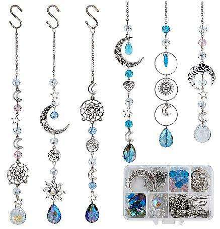 ***DIY***  Sun Catcher / Moon / Sun / Glass Beads / Making Kit