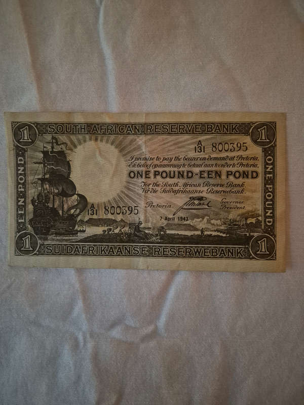 One pound note