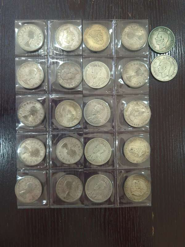 14 /  2 1/2 zar coins