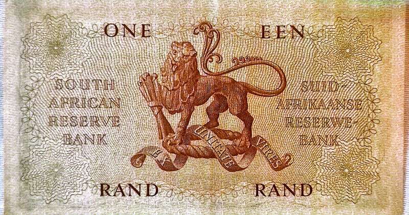 One Rand note....see photo