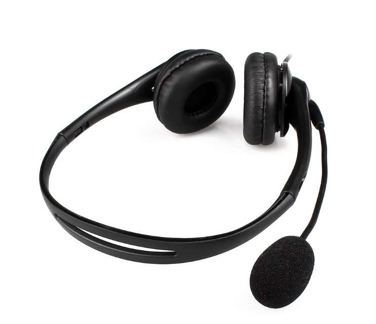 Astrum HS750 Wired USB Headphones with Mic, Noise Cancelling Mic
