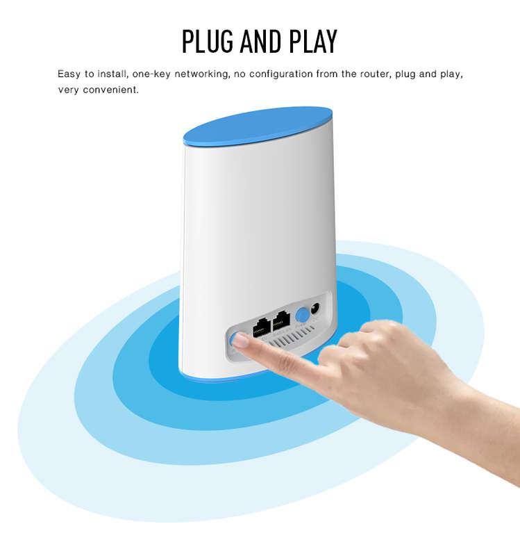 PIX-LINK AC1200 Mesh  Reliable Home Wi-Fi System with Fast Speed and Whole Home Coverage