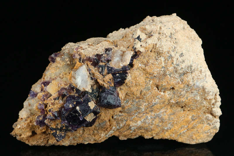 Grape Jelly Fluorite on Matrix, Palmwag, Namibia