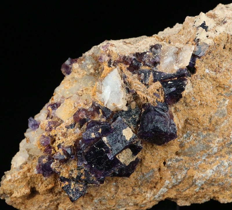 Grape Jelly Fluorite on Matrix, Palmwag, Namibia