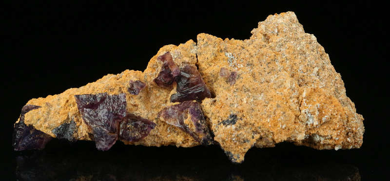 Grape Jelly Fluorite on Matrix, Palmwag, Namibia