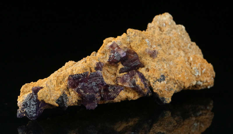 Grape Jelly Fluorite on Matrix, Palmwag, Namibia
