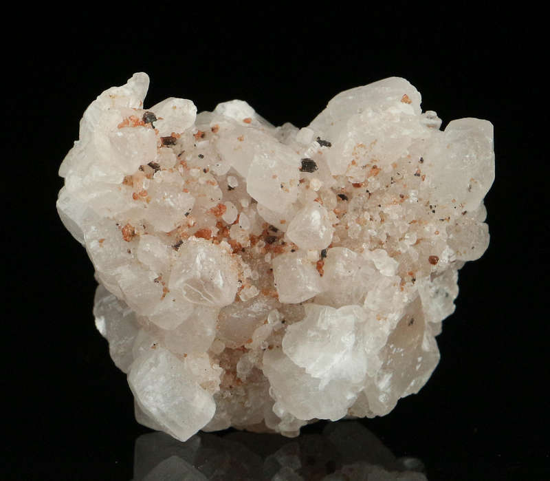 Calcite on Andradite, "N'Chwaning II Mine, Kalahari Manganese Field, Northern Cape, South Africa "