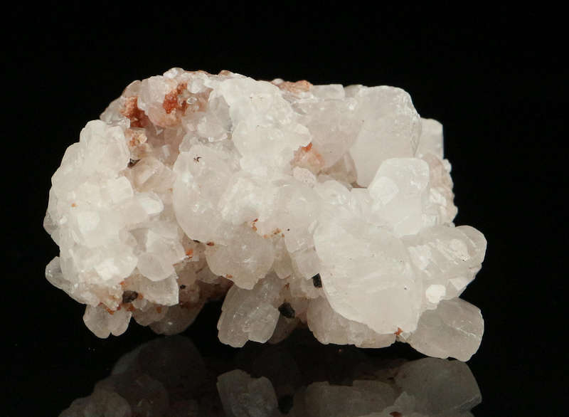 Calcite on Andradite, "N'Chwaning II Mine, Kalahari Manganese Field, Northern Cape, South Africa "