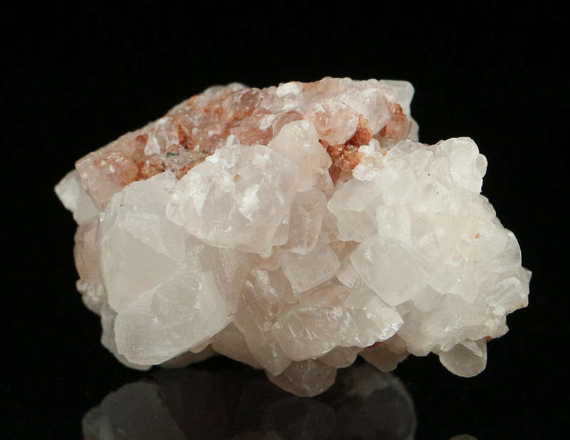 Calcite on Andradite, "N'Chwaning II Mine, Kalahari Manganese Field, Northern Cape, South Africa "