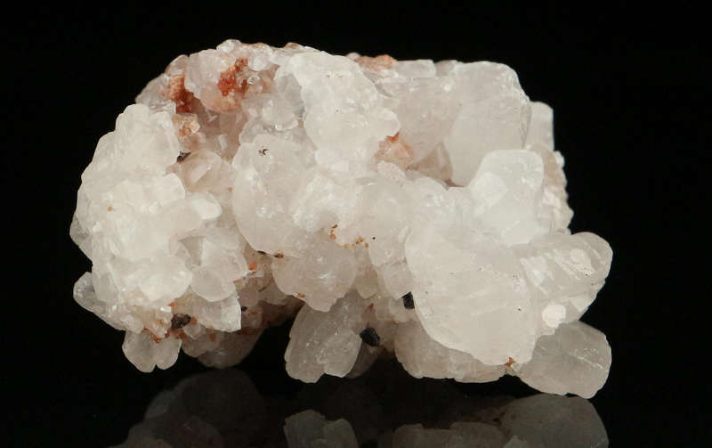 Calcite on Andradite, "N'Chwaning II Mine, Kalahari Manganese Field, Northern Cape, South Africa "