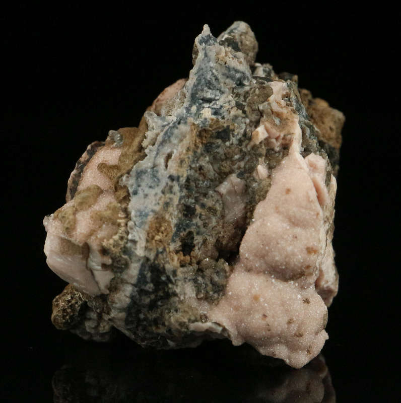 Rhodochrosite on Matrix"N'Chwaning II Mine, Kalahari Manganese Field, Northern Cape, South Africa "