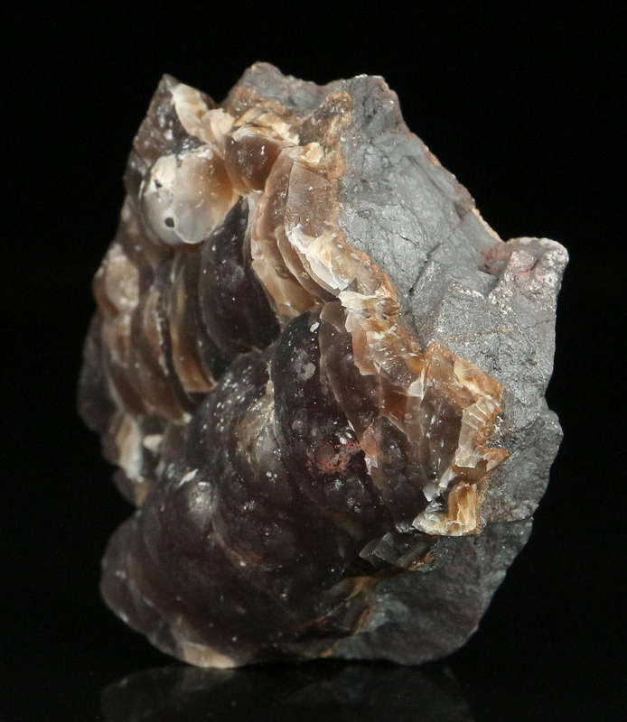 Chalcedony on Matrix, "N'Chwaning II Mine, Kalahari Manganese Field, Northern Cape, South Africa "