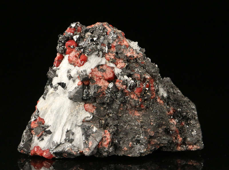 Andradite & Hematite, "N'Chwaning II Mine, Kalahari Manganese Field, Northern Cape, South Africa