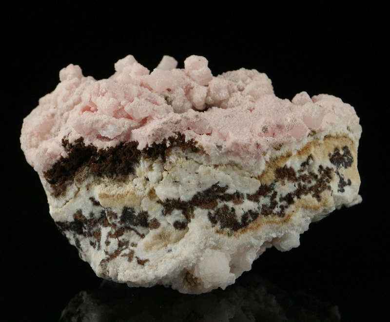 Manganoan Calcite on Matrix,"N'Chwaning II Mine, Kalahari Manganese Field, Northern Cape, South Afri