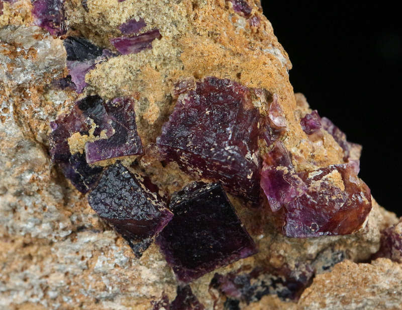 Grape Jelly Fluorite on Matrix, Palmwag, Namibia