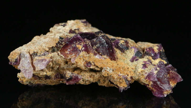 Grape Jelly Fluorite on Matrix, Palmwag, Namibia