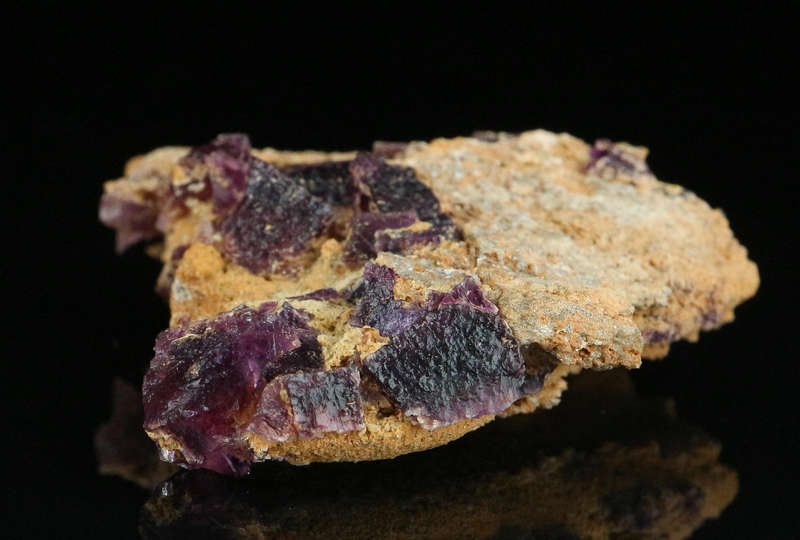 Grape Jelly Fluorite on Matrix, Palmwag, Namibia