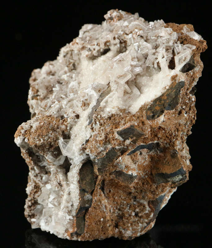 Inesite & Baryte on Matrix,"N'Chwaning II Mine, Kalahari Manganese Field, Northern Cape, South Afric