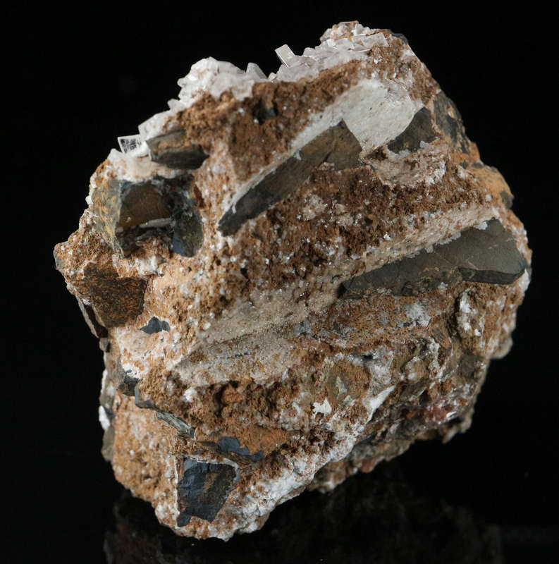Inesite & Baryte on Matrix,"N'Chwaning II Mine, Kalahari Manganese Field, Northern Cape, South Afric