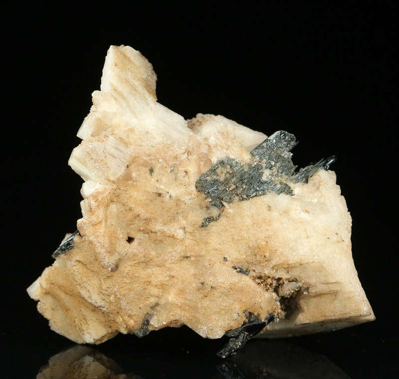 Aegirine on Orthoclase, Mount Malosa, Zomba, Southern Region, Malawi