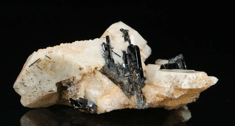 Aegirine on Orthoclase, Mount Malosa, Zomba, Southern Region, Malawi