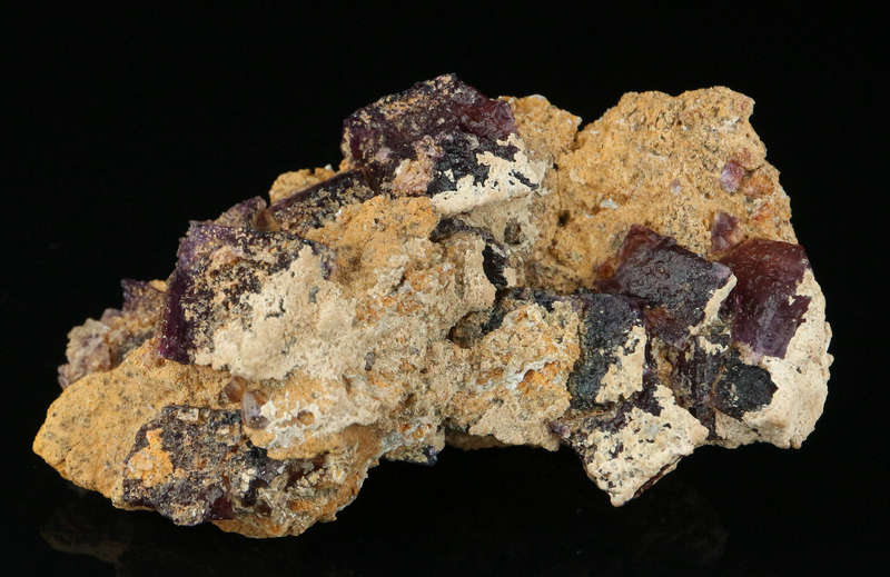 Grape Jelly Fluorite on Matrix, Damaraland, Palmwag, Erongo, Namibia