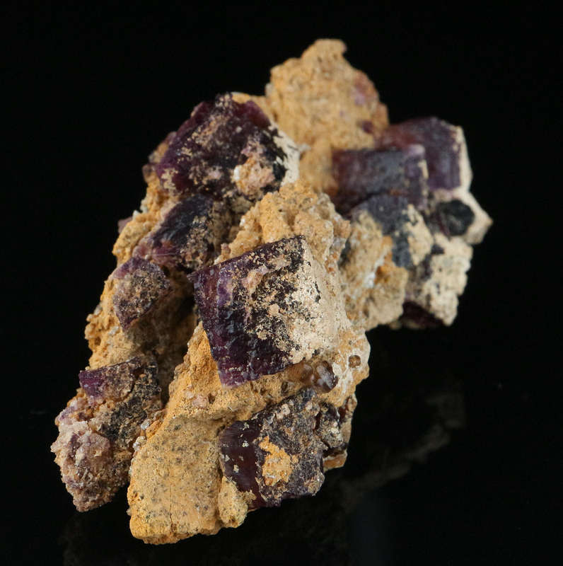 Grape Jelly Fluorite on Matrix, Damaraland, Palmwag, Erongo, Namibia