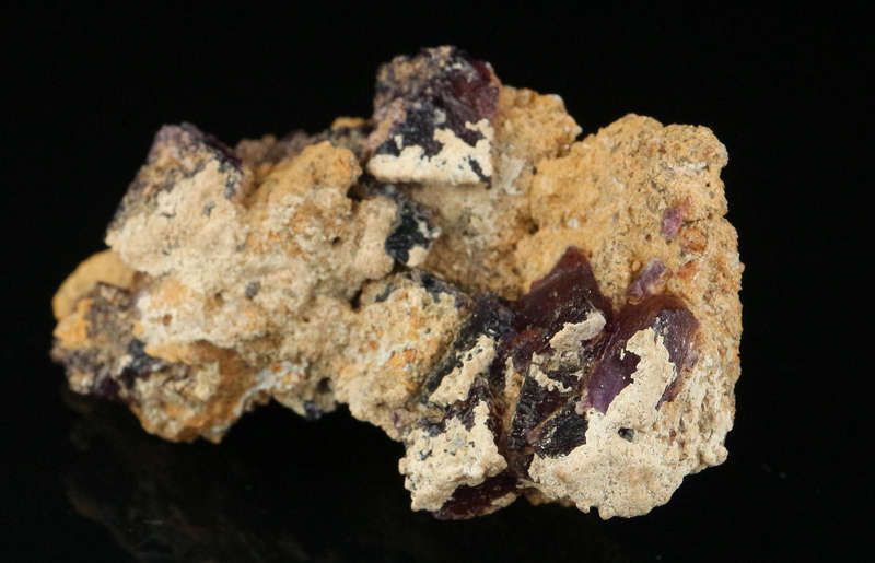 Grape Jelly Fluorite on Matrix, Damaraland, Palmwag, Erongo, Namibia