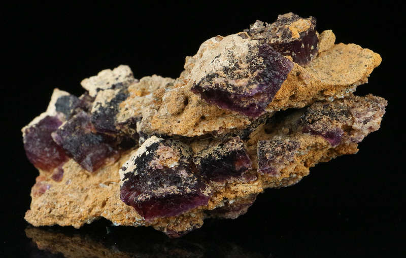 Grape Jelly Fluorite on Matrix, Damaraland, Palmwag, Erongo, Namibia