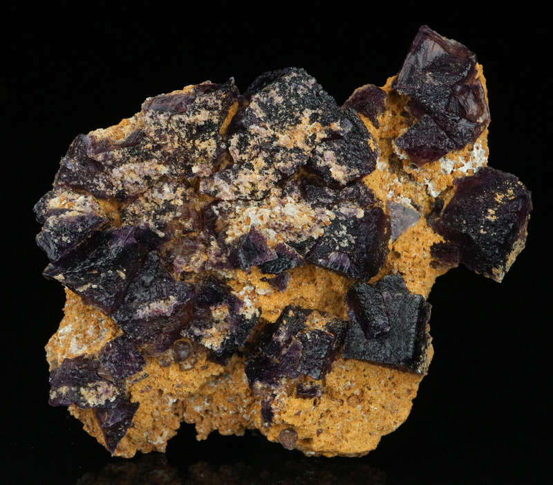 Grape Jelly Fluorite on Matrix, Damaraland, Palmwag, Erongo, Namibia