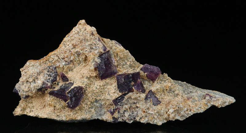 Grape Jelly Fluorite on Matrix, Damaraland, Palmwag, Erongo, Namibia