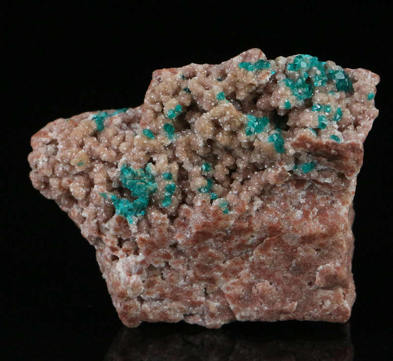 Dioptase on Matrix, Tsumeb Mine, Namibia