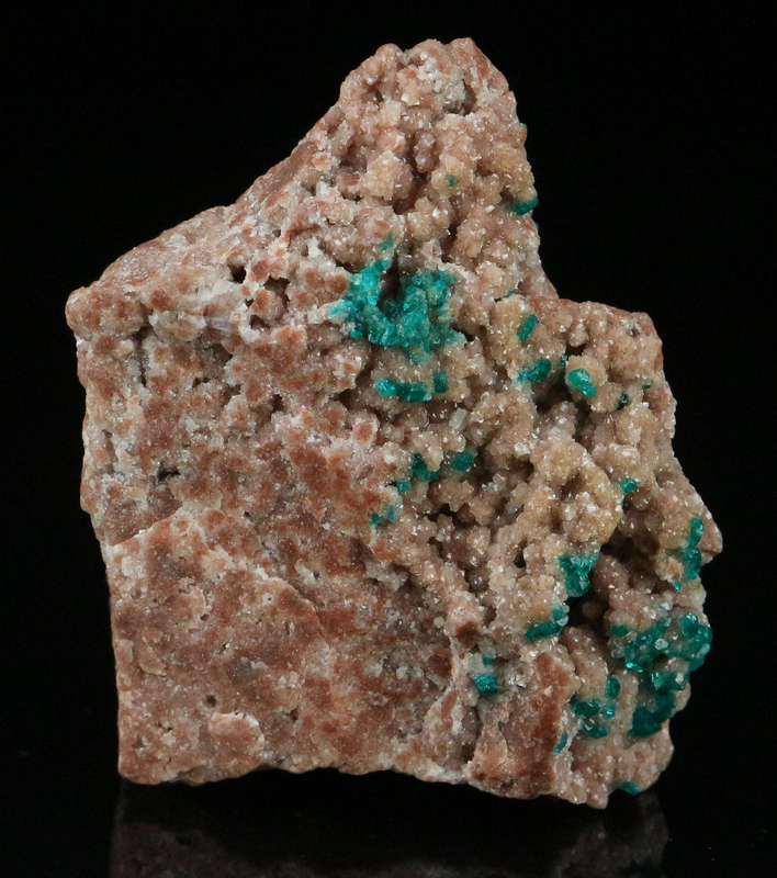 Dioptase on Matrix, Tsumeb Mine, Namibia