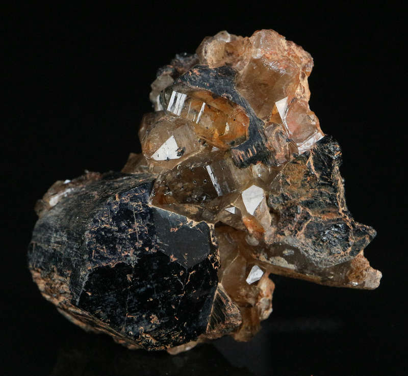 Smoky Quartz & Schorl, Erongo Mnt Region, Namibia