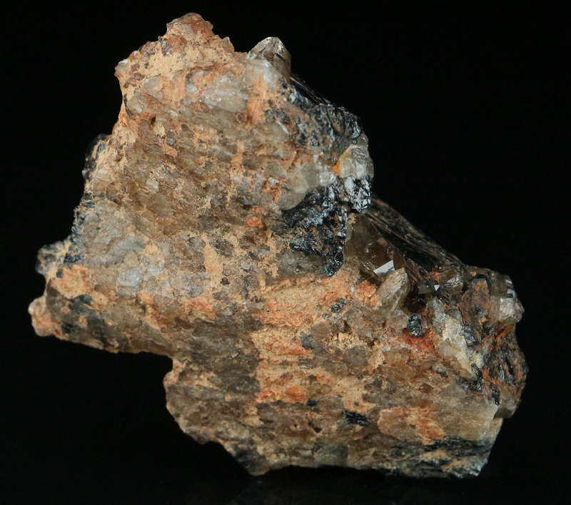 Smoky Quartz & Schorl, Erongo Mnt Region, Namibia